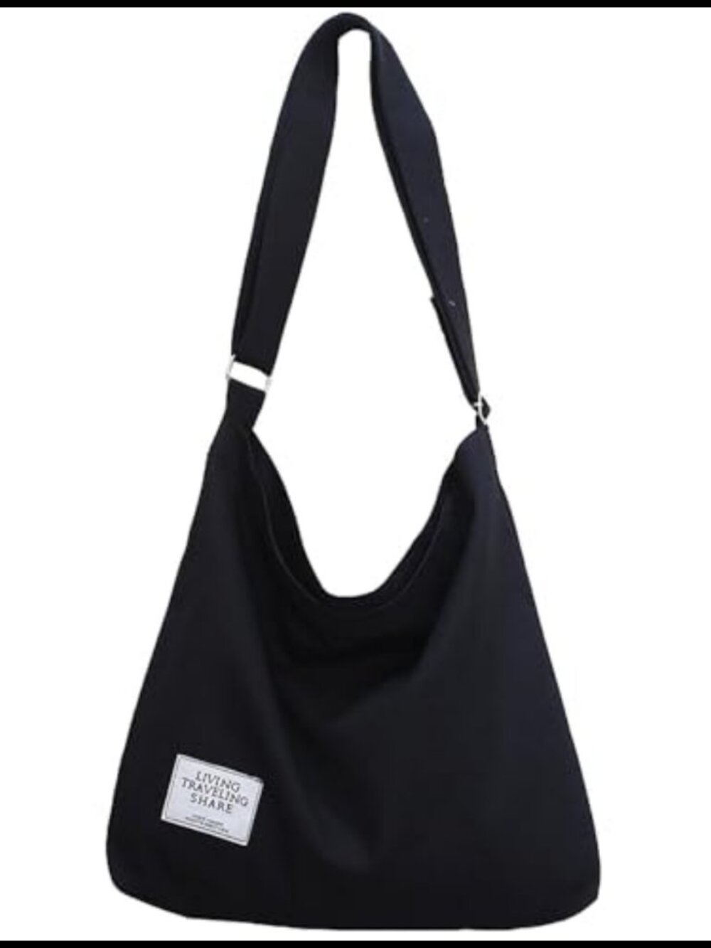 Covelin Canvas Hobo Shoulder Crossbody Tote Bag Large Casual Everyday Purse